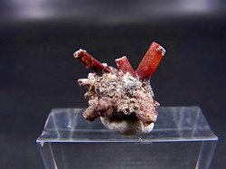 画像2: メキシコ産レッドトパーズ原石（群晶） 1.5g