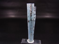 画像2: ベトナム産連晶結束型アクアマリン原石（ブラックトルマリン付き） 8.2g