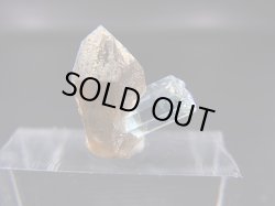 画像2: ベトナム・タインホア産アクアマリン付きスモーキー水晶（ブラックトルマリン付き） 1.4g