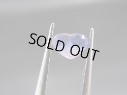 画像1: ベトナムLuc Yen産シルキーサファイア・ルース（バイカラー/ハート） 0.4カラット