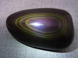 画像2: メキシコ産レインボーオブシディアン研磨タンブル 281.6g