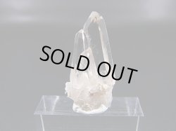 画像1: 山梨県水晶峠産クリア水晶ポイント（連晶） 2.7g