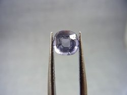 画像1: ミャンマー・モゴック産マリアライト・ルース（パープルブルー） 0.8カラット