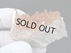 画像1: スウェーデン産ヘマタイト（タンジェリン）水晶クラスター 25.8g