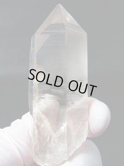 画像1: ノルウェー産ウォータークリア・ライトスモーキークオーツ 98.2g