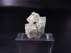 画像1: 猪倉大成鉱山産パイライト付きグリーンフローライト原石 2.7g