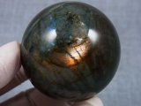 マダガスカル産ラブラドライトSA丸玉 50mm