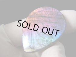 画像1: レアカラー：ピンク/パープル/ブルーシラーラブラドライト研磨タンブル 11.4g