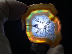 画像1: ブラジル産イリスアゲートスライス 4.6g