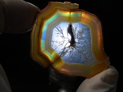 画像2: ブラジル産イリスアゲートスライス 4.6g