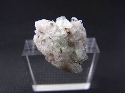 画像1: 猪倉大成鉱山産パイライト＆水晶付きグリーンフローライト原石 4.8g