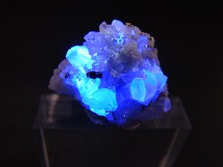 画像2: 猪倉大成鉱山産パイライト＆水晶付きグリーンフローライト原石 4.8g