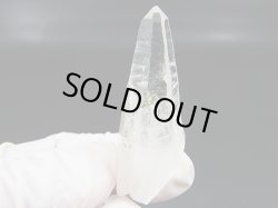 画像1: 山梨県水晶峠産クリア水晶ポイント（連晶） 11.3g