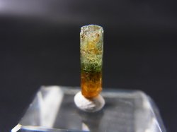 画像1: ベトナムMinh Tien産バイカラートルマリン（オレンジ/グリーン）結晶原石 1.1カラット