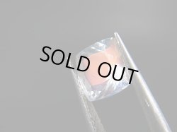 画像1: レアカラー：ピンク/オレンジ/ブルーシラームーンストーン（ラブラドライト）・ルース 1.2カラット