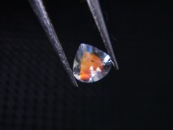 画像2: レアカラー：ピンク/オレンジ/ブルーシラームーンストーン（ラブラドライト）・ルース 0.3カラット