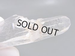 画像2: ガネーシュヒマール・ラパ産ウォータークリア水晶ポイント（ファーデン/ＤＴ） 21.9g