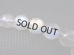 画像2: マダガスカル産ラブラドライト（オレンジピンク/ブルーシラー）ブレスレット 9mm平均 内寸：約16cm