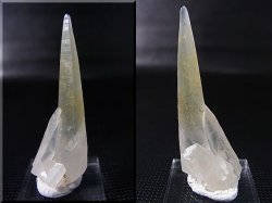 画像1: 山梨県水晶峠産トレモライト入り水晶ポイント 9.0g