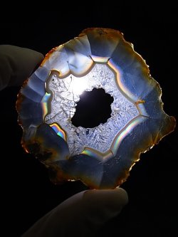 画像1: ブラジル産イリスアゲートスライス 17.3g