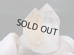 画像1: インド・マニカラン産水晶ポイント（ツイン/パイライト入り） 20.4g