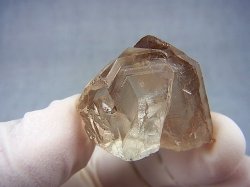 画像2: ベトナム・タインホア産スモーキー水晶＆トパーズ共生 18.5g