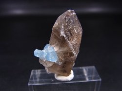 画像2: ベトナム・タインホア産アクアマリン付きスモーキー水晶 3.7g
