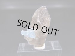 画像2: ベトナム・タインホア産アクアマリン付きスモーキー水晶 3.7g