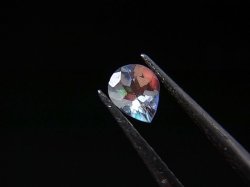 画像2: レアカラー：ピンク/オレンジ/ブルーシラームーンストーン（ラブラドライト）・ルース 0.3カラット