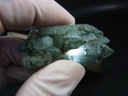 画像2: インド・マニハール産クリア水晶（カテドラル/インターフェレンス/ＤＴ/クローライト入り） 19.3g