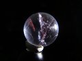 マダガスカル産ピンクエンジェルラダー水晶丸玉 13.5mm