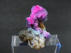 画像2: ベトナムLuc Yen産コバルトスピネル結晶原石（蛍光/カラーチェンジ） 20.3カラット