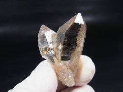 画像1: ガネーシュヒマール・ラパ産ウォータークリア水晶ポイント（ツイン） 14.1g