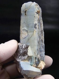 画像1: ベトナム・タインホア産アクアマリン付きスモーキー水晶 161.9g