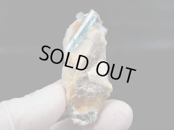 画像1: ベトナム・タインホア産アクアマリン付きスモーキー水晶 35.0g