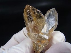 画像2: ガネーシュヒマール・ラパ産ウォータークリア水晶ポイント（貫入り/連晶） 17.3g