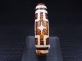 「平安十字佛」現代天珠 直径約13×48.5mm