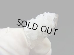 画像1: ノルウェー産アデュラリア（氷長石）付き水晶原石 4.1g