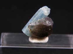 画像2: ベトナム・タインホア産アクアマリン付きスモーキー水晶 1.0g