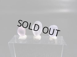 画像2: ベトナムLuc Yen産シルキーホワイト（カラーレス）サファイア原石（自然研磨） 3点セット トータル 3.3カラット