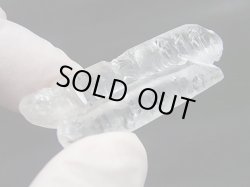 画像1: マダガスカル産グロースインターフェレンスＤＴ蝕像水晶 13.7g