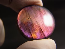 画像2: レアカラー：ピンク/パープルシラーラブラドライト研磨タンブル 5.5g