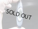 ボツワナ産ピクチャーアゲート現代天珠 直径約14.5×61.5mm