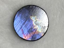 画像2: レアカラー：ピンク/パープルシラーラブラドライト研磨タンブル 5.9g