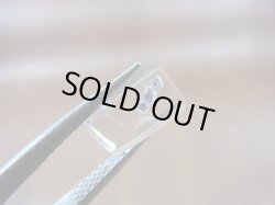 画像1: マダガスカル産フローライトインクオーツ研磨原石 0.3g