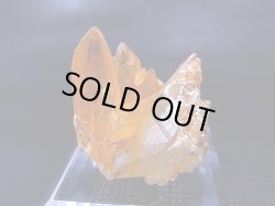 画像1: ガネーシュヒマール・ヒンドゥン産ゴールデンヒーラー水晶クラスター（オーラ被膜付き） 18.3g