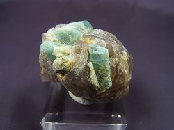 画像1: ベトナム・タインホア産アクアマリン付き水晶 52.6g