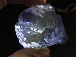 画像2: 福建省産パープル/ライトグリーンフローライト原石（バイカラー） 92.6g