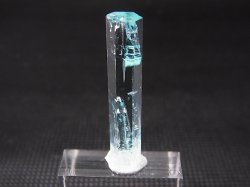 画像2: ジェムグレード宝石需要品質：ベトナム産アクアマリン柱状結晶原石（レインボー入り） 16.4カラット