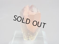 画像1: 南アフリカ・オレンジリバー産レッドヘマタイト水晶（ツインポイント） 5.2g